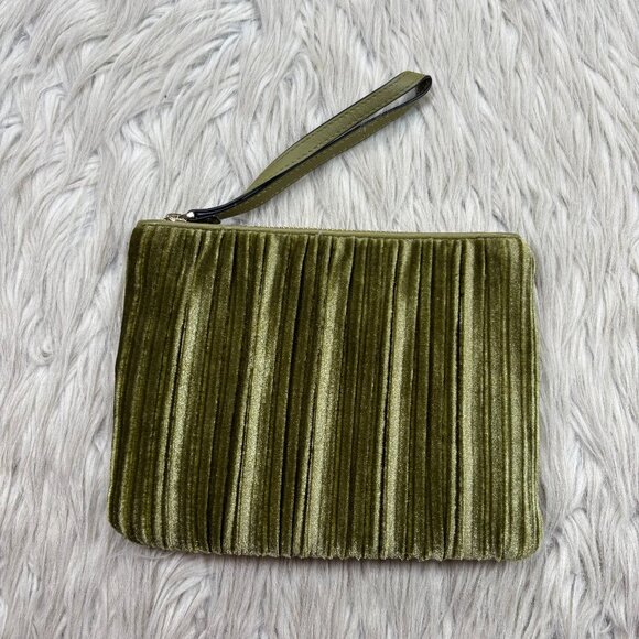 a new day Handbags - A New Day Pleated Velvet Wristlet / Wallet / Clutch